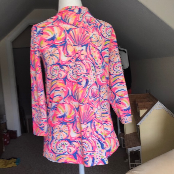 Lilly Pulitzer Tassel Top xs EUC - Picture 3 of 4